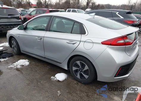 2017 Hyundai Ioniq Hybrid Sel from USA, damaged, VIN KMHC75LC4HU047902